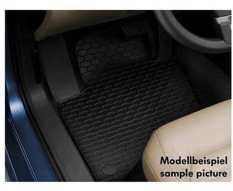 Hess Automobile - Gummimatten Plus Satz Original VW Touran Gummi Fußmatten  Titanschwarz vorn hinten